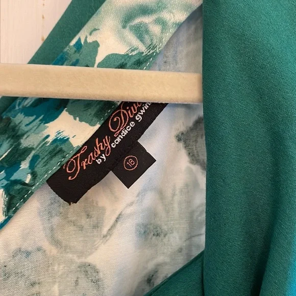 Trashy Diva Jade Watercolor Honey EUC sz 18 - Picture 2 of 3